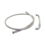 1/4" I.D. Stainless Steel 304 PTFE PTFE Braided Hose With 04 JIC Female