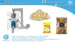 Popcorn snack automatic packaging machine full set stainless steel frame