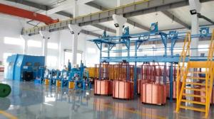 China 20Kgf Bare Copper Wire Bunching Machine Diameter 1250mm Bobbin factory