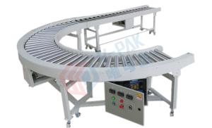 China Carbon Steel 40mm Dia Package Roller Conveyor Firm Structure For Pallets factory