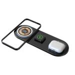LED Magnetic Wireless Charger 4In1 Fast Charging Over Current Protected