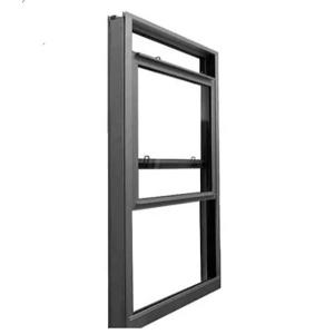 China Double Insulated Aluminum Skate Double Hung Windows High Security Hardware Included factory