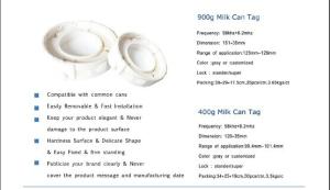 China anti-theft milk tag factory