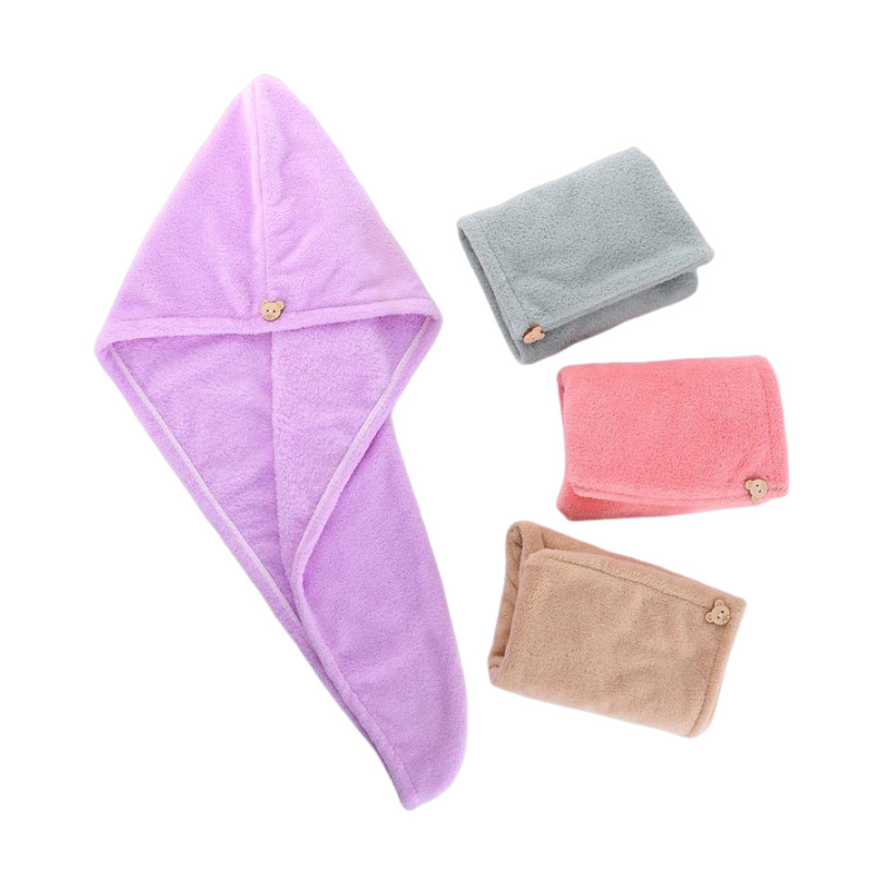 Hotel Microfiber Hair Drying Towel Sustainable Quick Dry Water Absorbing Towel for Home