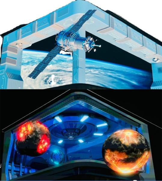 Curved Flexible Round Outdoor Fixed LED Display P 4/P5.7 Method Outdoor Display