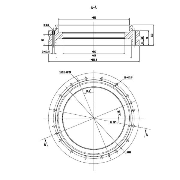China 6S50MC Piston Crown Marine Diesel Parts 90201-0204-118 For DALIAN / MAN B&W factory