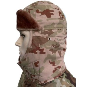 Men'S Hunting Winter Camouflage Military Caps Windproof With Fur