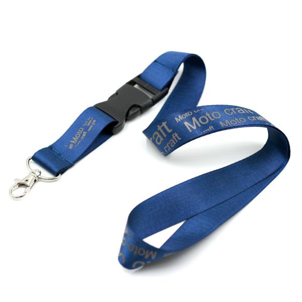 Silkscreen Printed Nylon Sublimation Lanyards Blank Polyester For Promotions And