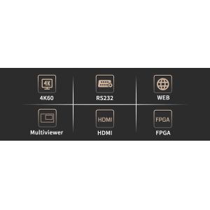 China Output Distance 15 Meters HDMI Switch Box with US EU Power Adapter DC12V 5A Included Supports 4K UHD 3D HDMI Signal Switching on sale