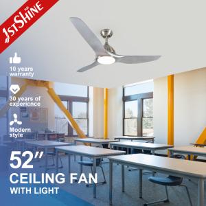 China 230V DC Plastic Ceiling Fan 52 Inch Kitchen Ceiling Exhaust Fans factory