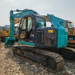 low working hours second hand crawler excavator kobelco 135/original color used