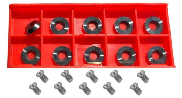 10 12mm Round Carbide Inserts For Carpentry Finisher Or Hollower Lathe,