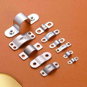 China Silver Hot Galvanized Metal Saddle Clip Corrosion Resistance factory