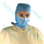PP SMS Disposable Space Cap Non Woven Hood Head Cover