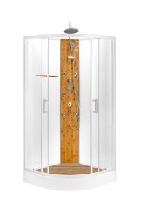 China Bathroom Shower Cabins White Acrylic ABS Tray white aluminium factory