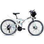 48V 26 Inch Folding Electric Bike 3H Charging 25MPH Max Speed