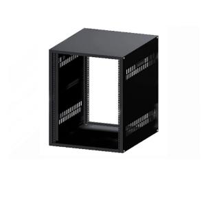 China Anodized Custom Precision Sheet Metal Fabrication Heavy Duty Vented Knockdown Desktop Cabinet factory