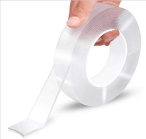 China Kitchen Reusable Double Sided Nano Adhesive Tape 1m 2m 3m factory