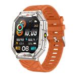 Customizable UI Square Shape Smart Watch Liquid Silicone Strap Sports Smart