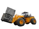 Supply big capacity rought terrain mine machine 40T block forklift loader with