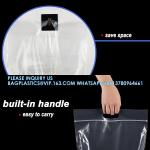 Zipper Storage Bags Plastic Zipper Bags Transparent Zip Plastic Bags Expandable