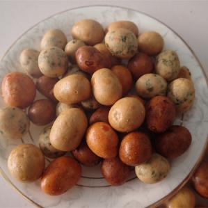 China Colorful Fishskin Mixed Coated Peanut Snack Japan Thailand Snacks factory