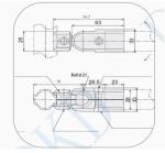 Hot Selling 180 Degree Fixed Inner Joint for Aluminium Pipe /Tube