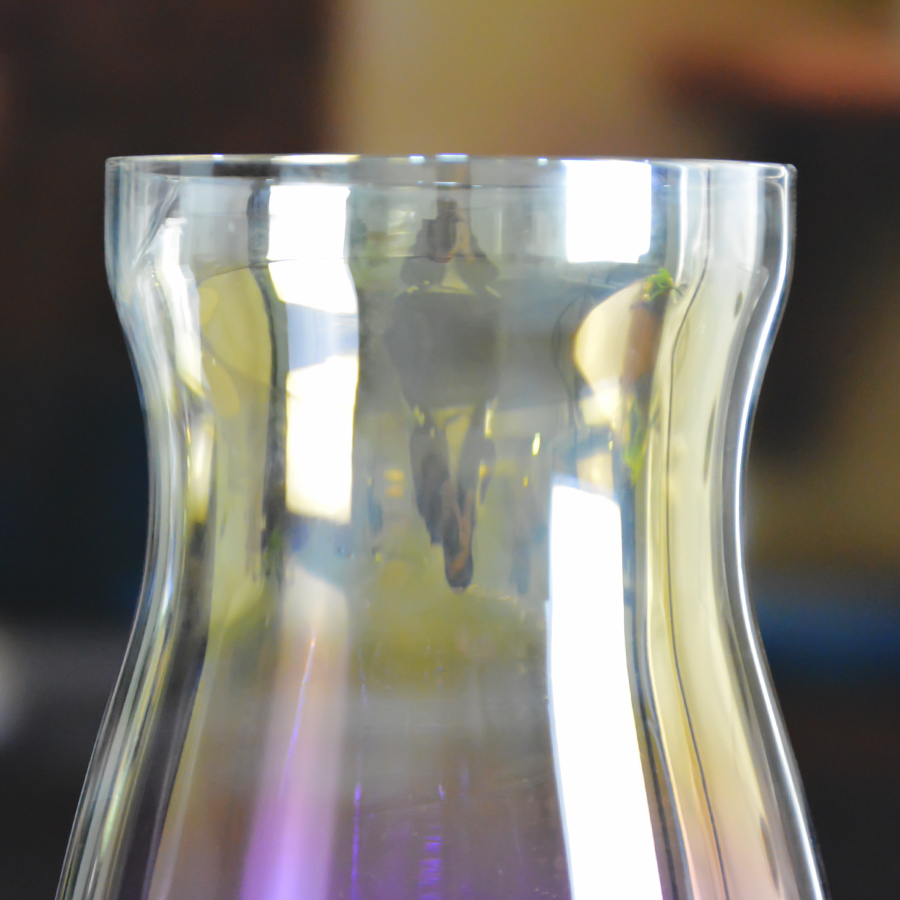 Rainbow Decorative Glass Vase