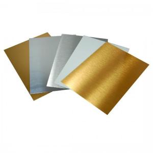 China 1050 1100 3003 Brushed Aluminum Sheets O Thin Brushed Anodised Aluminium factory