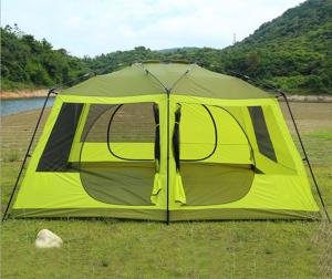 China Luxury Popular 5-12 Person 2 Room or 3 Room Camping Tent(HT6103) factory