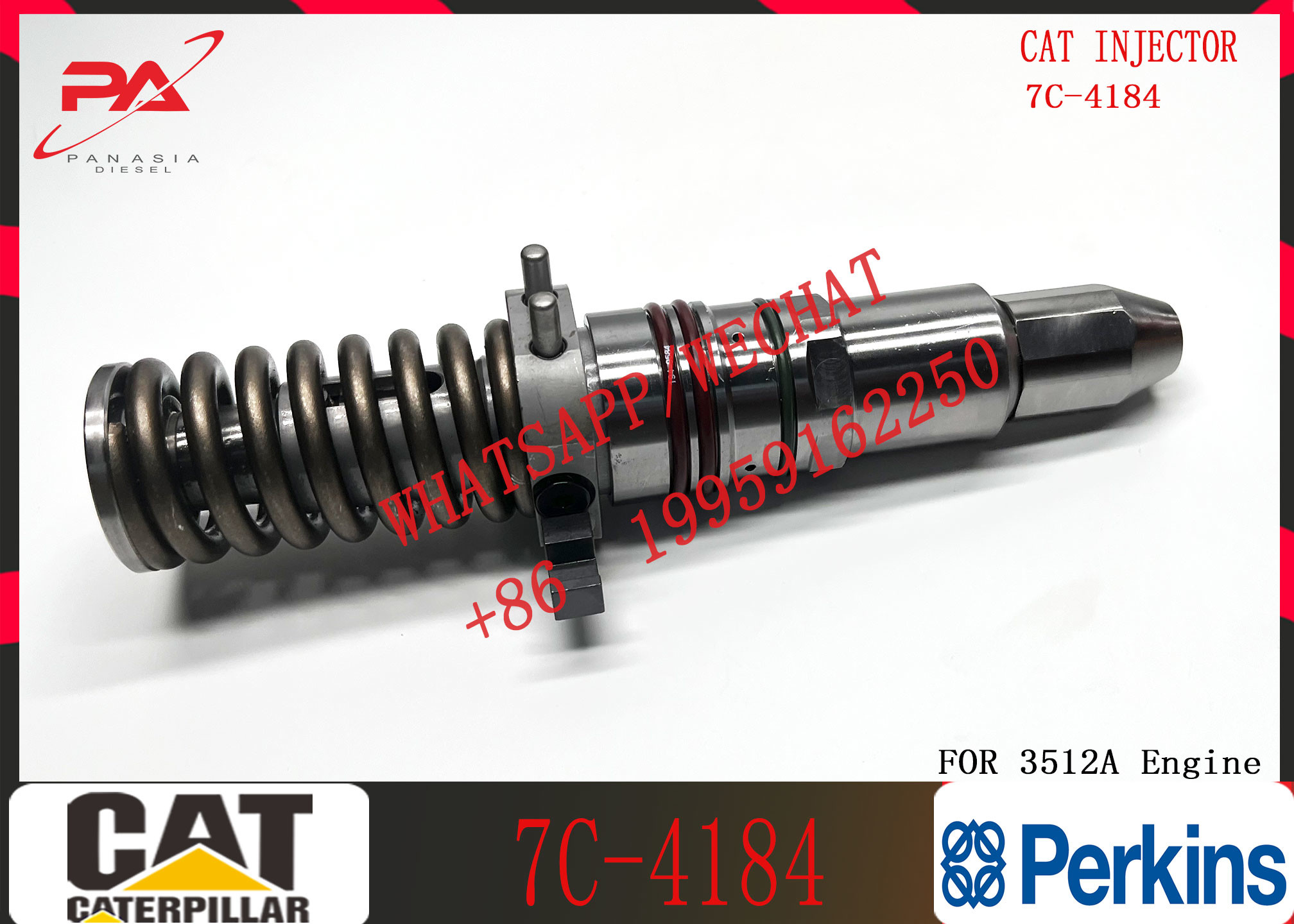 Common rail injector fuel injecto 9Y3773 7C4148 6L4357 6L4355 6I-3075 7C-9578 for 3512A Excavator