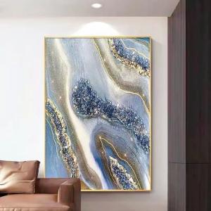 China 3D Abstract Oil Handmade Canvas Wall Art Painting Framed Luxury for Wall Decor factory