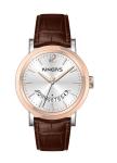 Water Resistant Stainless Steel Watches Fashion Casua Leather Band