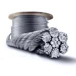 Non-Alloy Galvanized 8mm 10mm 12mm Flexible Steel Wire Rope Carbon Steel Cable