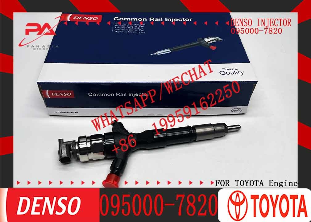 Low price Injector 095000-7820 095000-7810 23670-30290 23670-30120 23670-30230/39165 23670-39166/39225 for T0Y0TA1 1KD-F