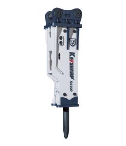 China KS220 Silenced Type Hydraulic Excavator Breaker 140mm Chisel Diameter factory