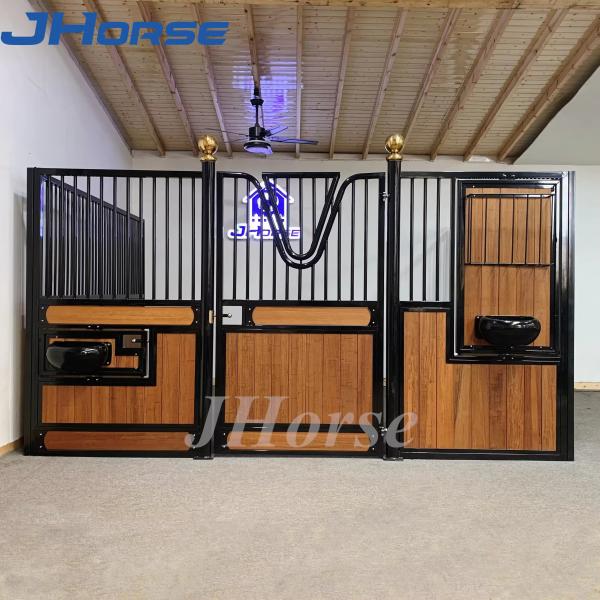 Bamboo Bamboo Horse Stable Welded Powder Coated Weatherproof Front Panels