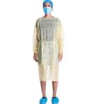 S&J Disposable Isolation Gown Polypropylene Gown with Knit Cuff Long Sleeve 10