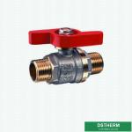 Customized Mini Forged Brass Ball Valve Butterfly Handle Male Female Threaded