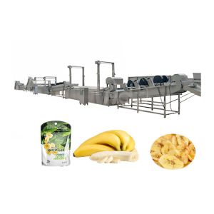 China Plantain Chips Making Machine Automatic Apple Banana Processing Plant on sale