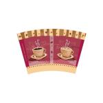 Flexo Coated Paper Cup Raw Material 6oz Heat Proof Paper Cup Blank