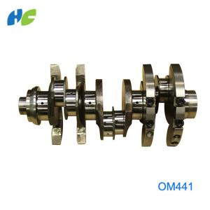 China CNC machining diesel engine parts auto spare parts OM441 crankshaft factory