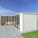 20ft Prefab Shipping Container Office Readymade Cabin House Earthquake Proof