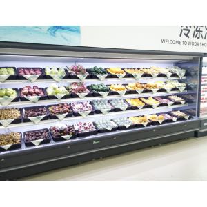 Energy Saving Fruit Display Refrigerator with Imported Compressor for Supermarke