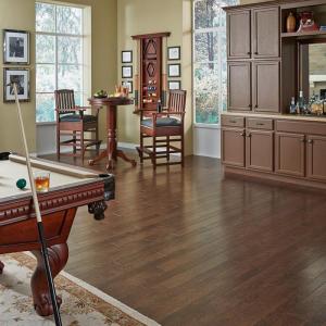 China Wood Grain 5mm 0.3mm Wear Layer Loose Lay Flooring factory