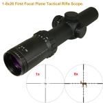 1.1-8x26 First Focal Plane Tactical Riflescopes