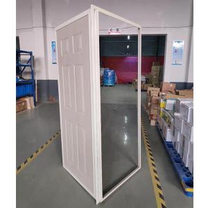 China Customized Slimline Aluminium French Doors White Anti Theft factory