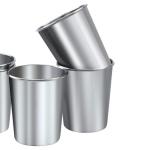 Commercial Stainless Steel Drinking Cups For Kids Or Adults Not Inverted