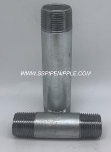 China Welded Galvanized Steel Nipple High Strength Gas Water Industries Use factory