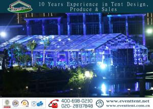 China Professional big Top Party Tent , Customized Outdoor Tent With red roof factory